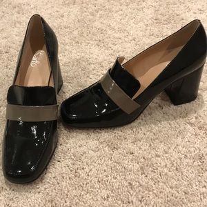 Franco Sarto Block Heel Round Toe Pumps